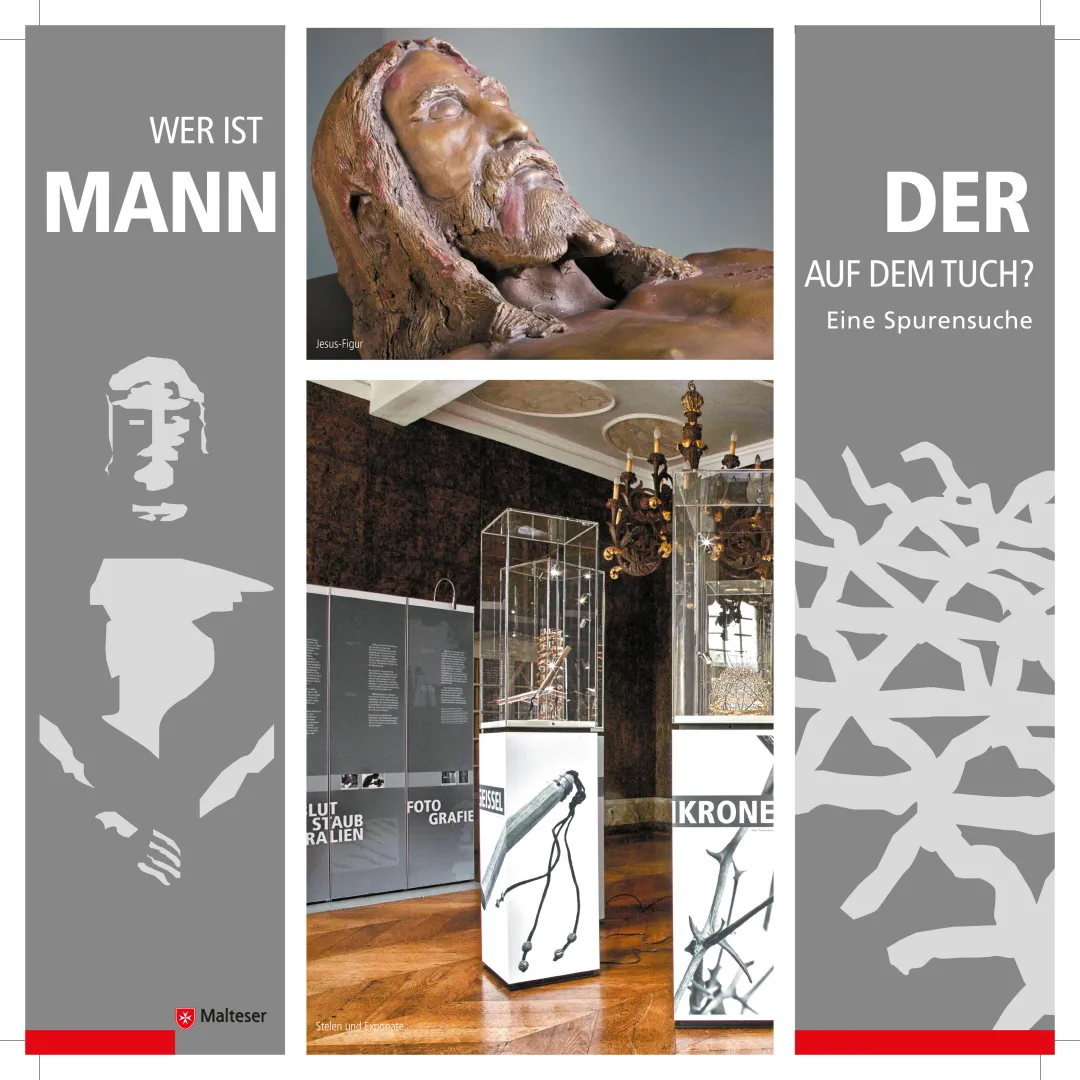 Flyer Grabtuch Ausstellung (Foto: zvg) Flyer Grabtuch Ausstellung (Foto: zvg)