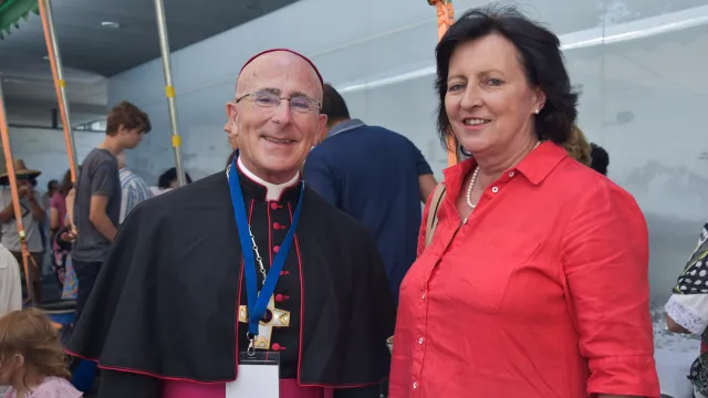 Bischof Joseph und Rita Bolliger (Foto: Sabine Zgraggen)